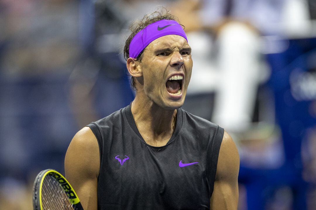 Rafa Nadal, durante un partido del US Open