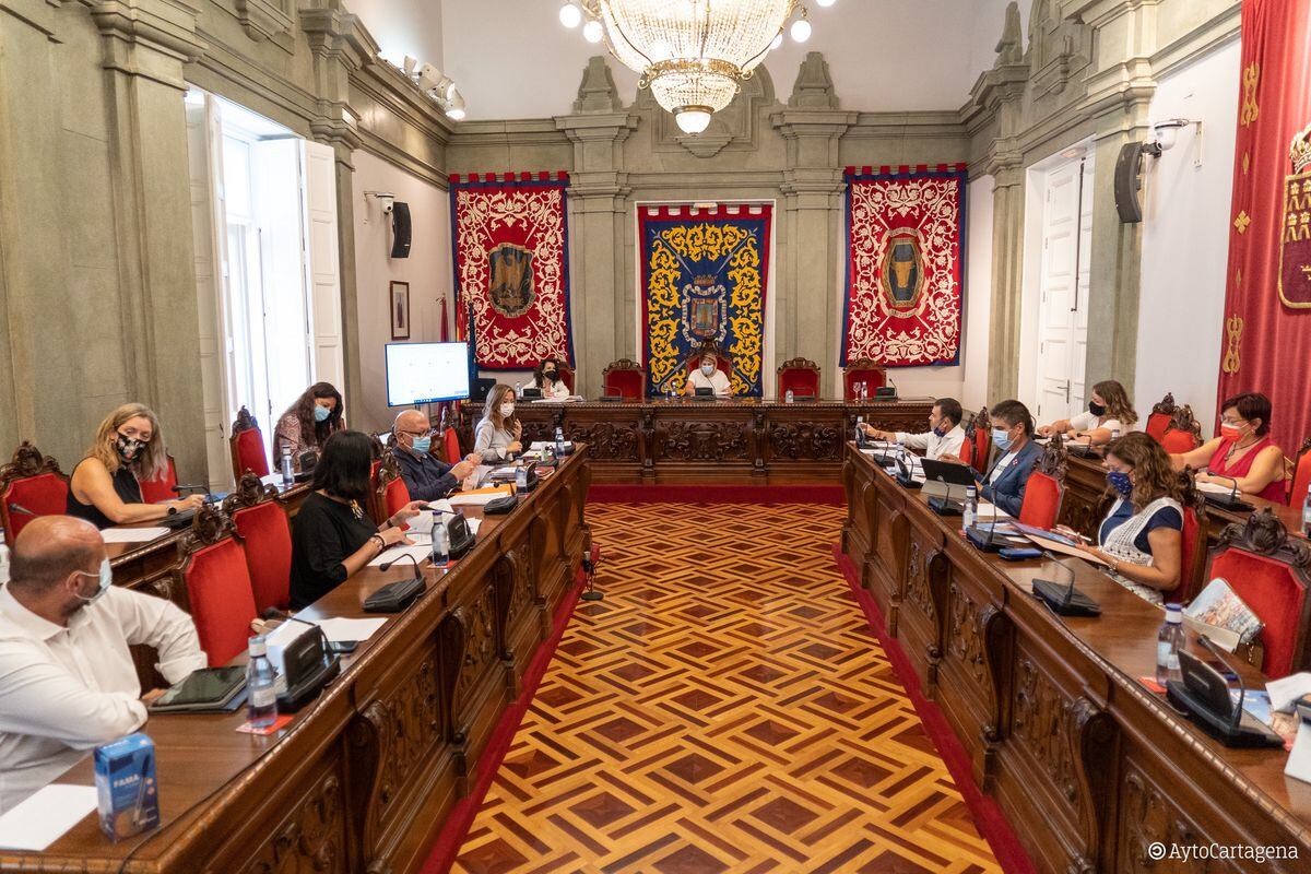 Pleno Ayuntamiento de Cartagena, foto de archivo