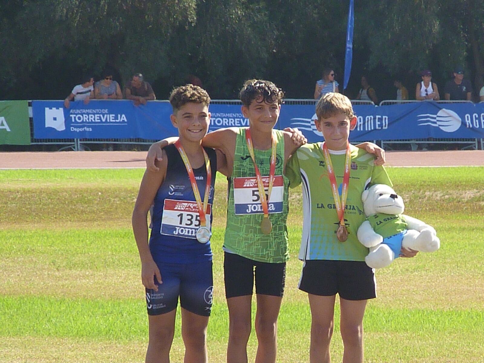 Tercer lugar en 2000 metros marcha para Marcos Andrés