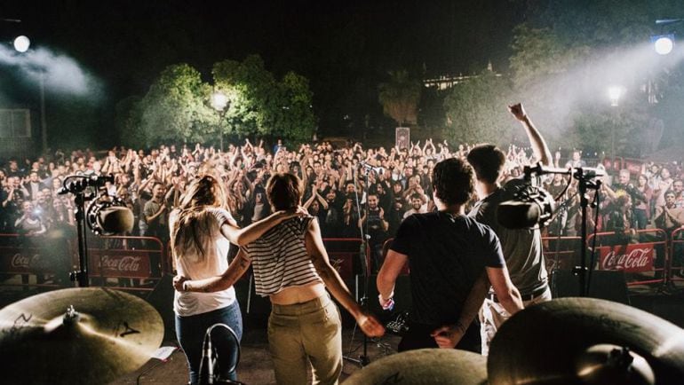 Imagen de archivo de un concierto de Belako en Sevilla.