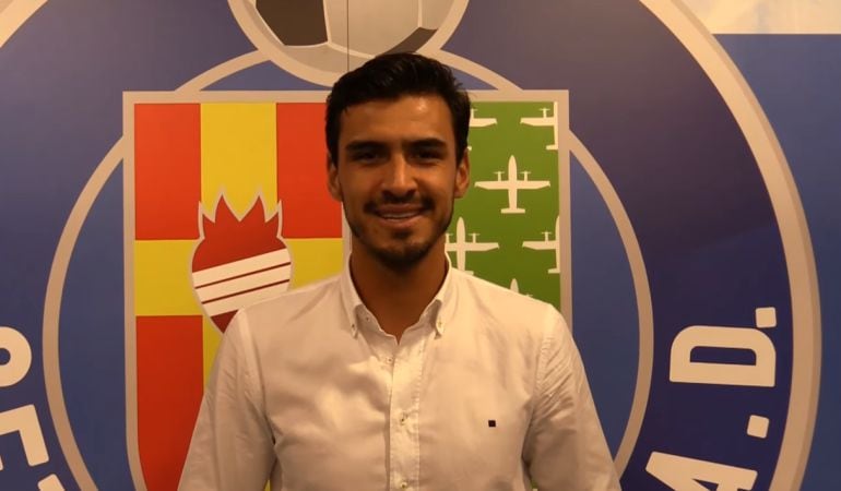 El nuevo defensa del Getafe CF Oswaldo Alanís