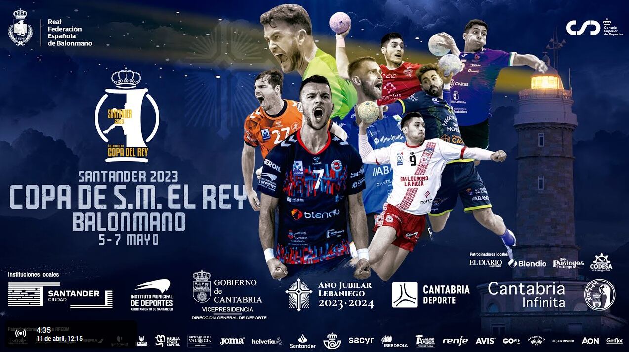 Cartel Copa del Rey de Balonmano 2023