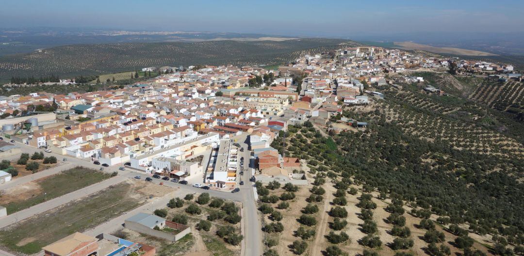 Vista aérea de Jabalquinto.