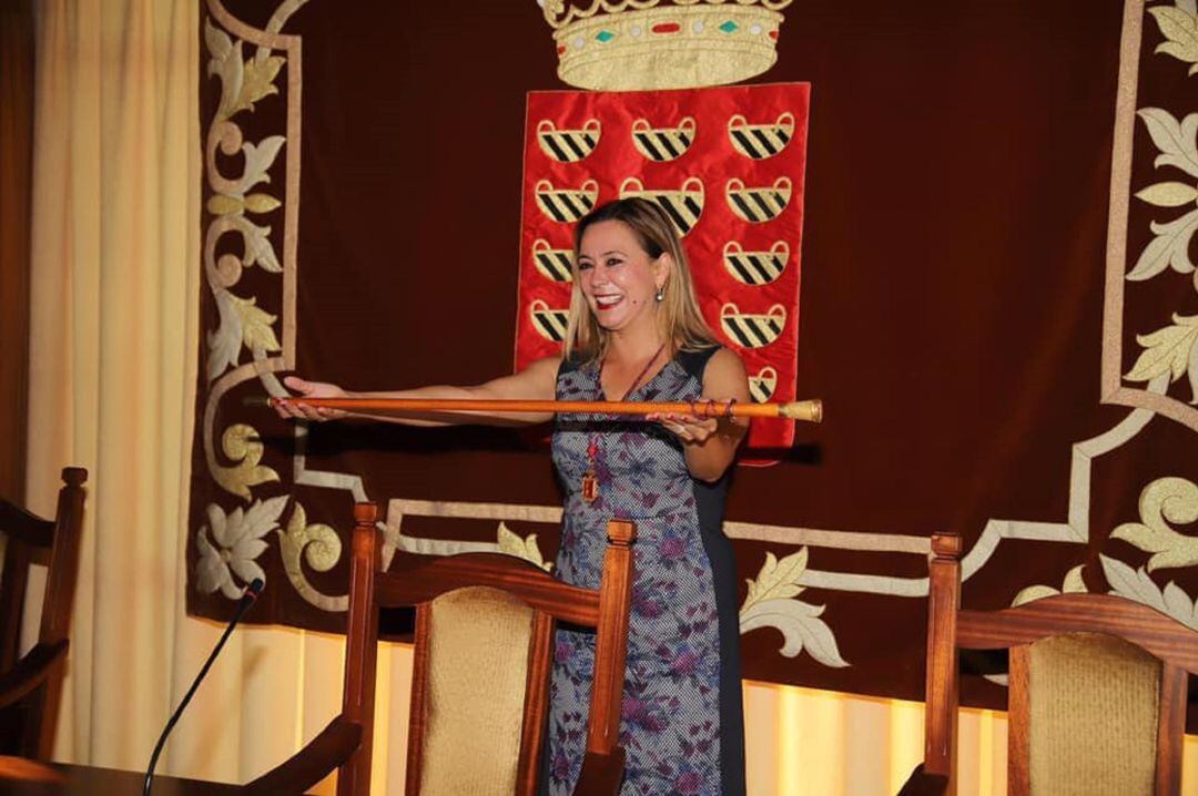 María Dolores Corujo, presidenta del Cabildo de Lanzarote.