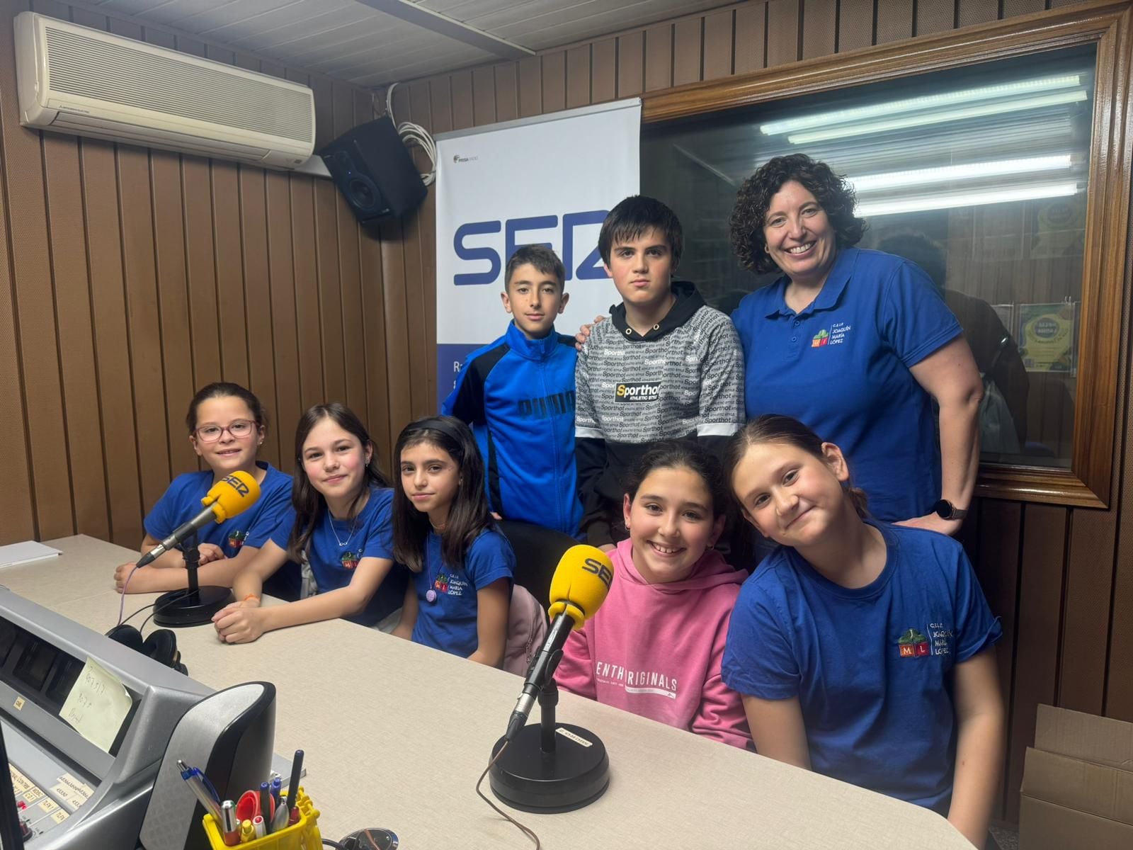 El equipo, en Radio Villena SER