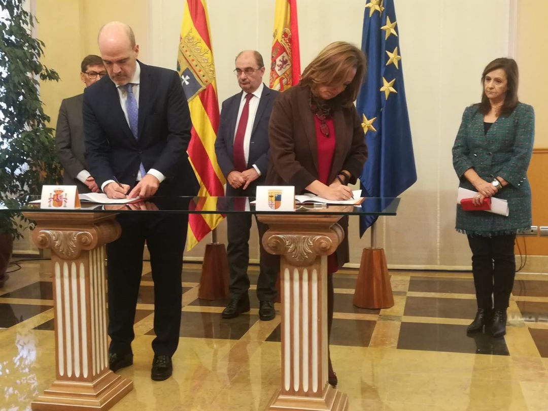 Firma del Fondo de Inversiones de Teruel (FITE) 