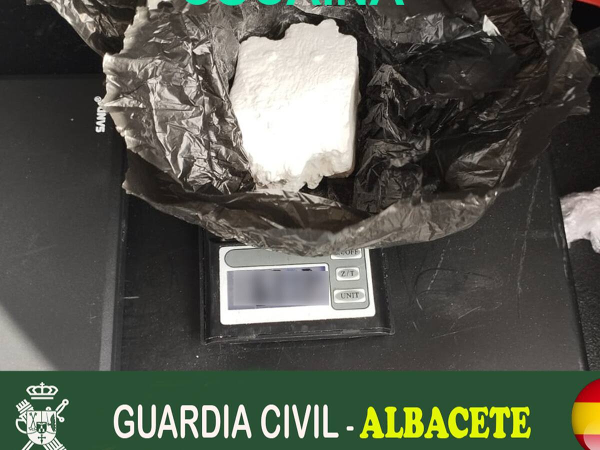 "Cazado" con más de 600 dosis de cocaína en Albacete