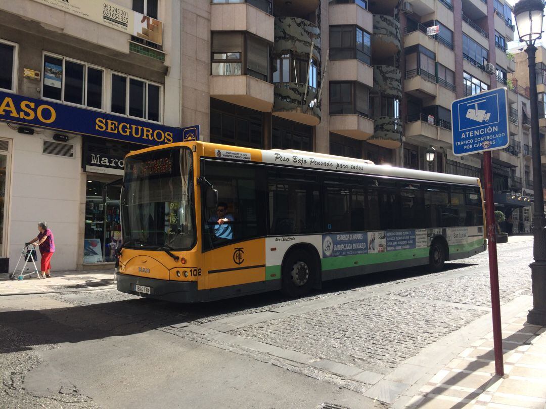 Autobús urbano de Jaén.