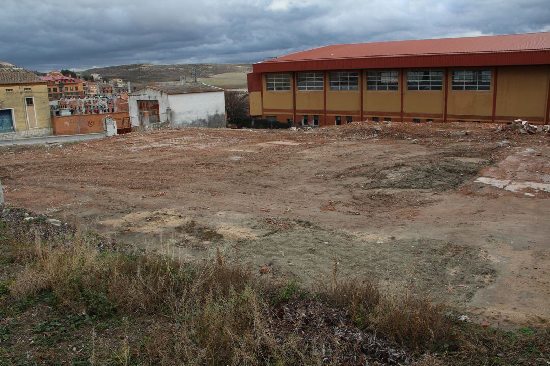 Parcela donde se ubicará el futuro centro de salud de Cuéllar