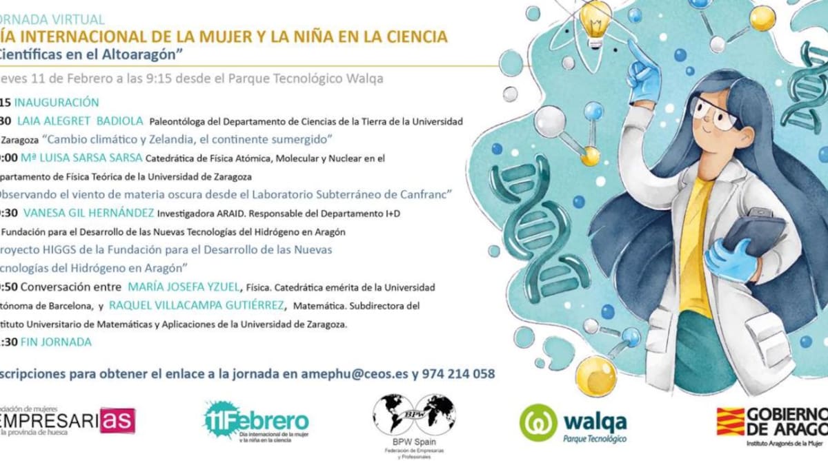 Jornada virtual en torno al papel que desarrollan las científicas en el Alto Aragón