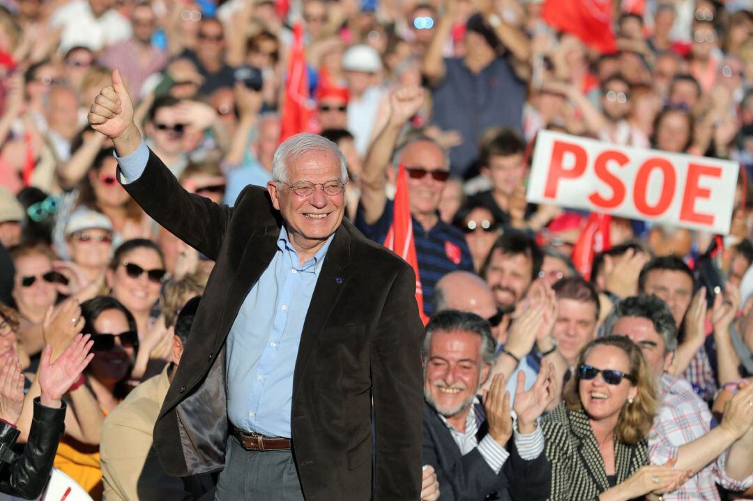 El candidato socialista al Parlamento Europeo Josep Borrell.