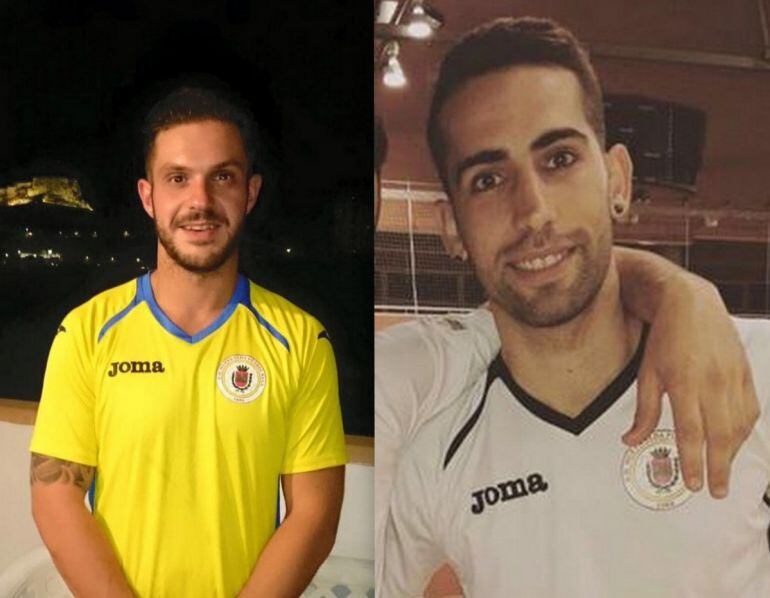 Adrián Cano y Reda Carrillo (D) siguen en el Nueva Elda F. S.