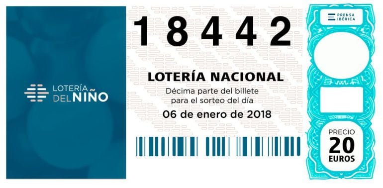 18.442, el segundo premio del sorteo del Niño