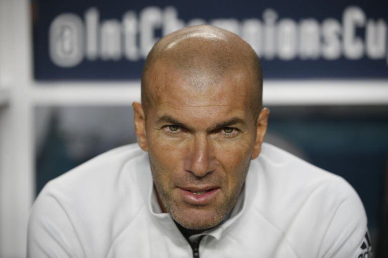 Primer plano de Zidane