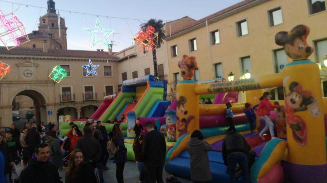 31 de diciembre en la Plaza de las palomas de Guadix