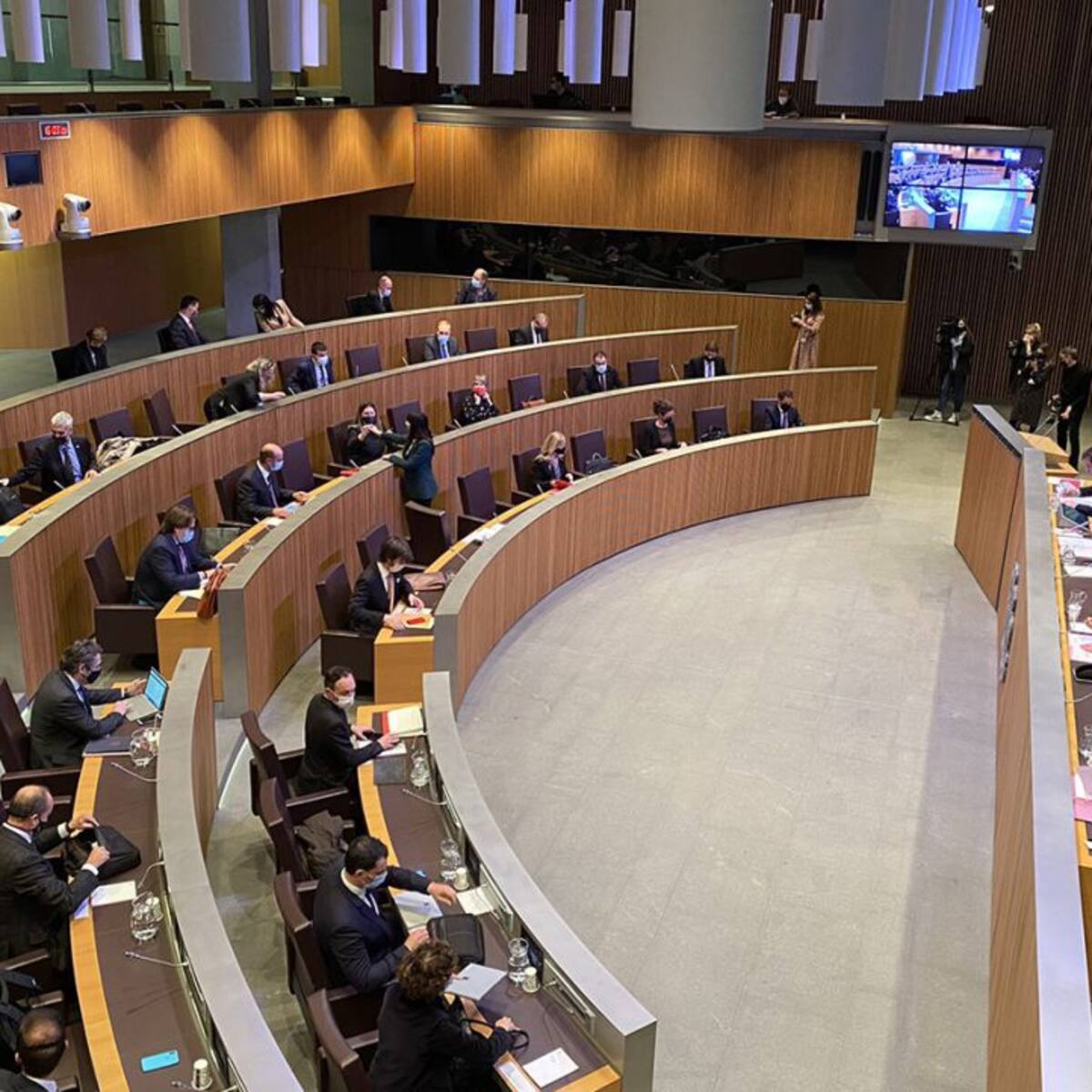 Els partits de la majoria presenten el pacte d'estat per la sostenibilitat de les pensions