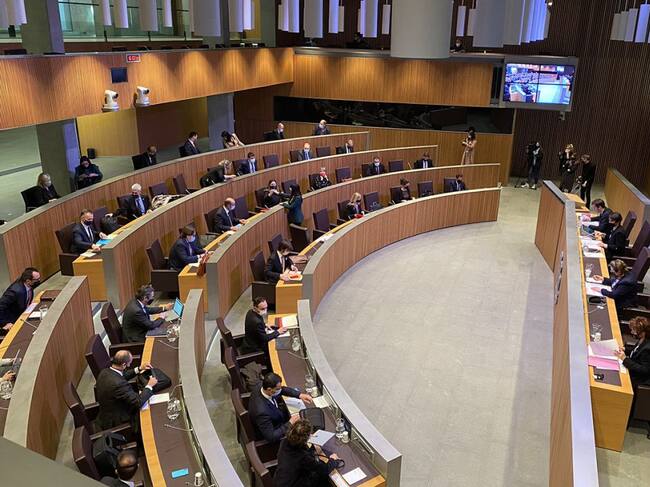 Els partits de la majoria presenten el pacte d'estat per la sostenibilitat de les pensions.