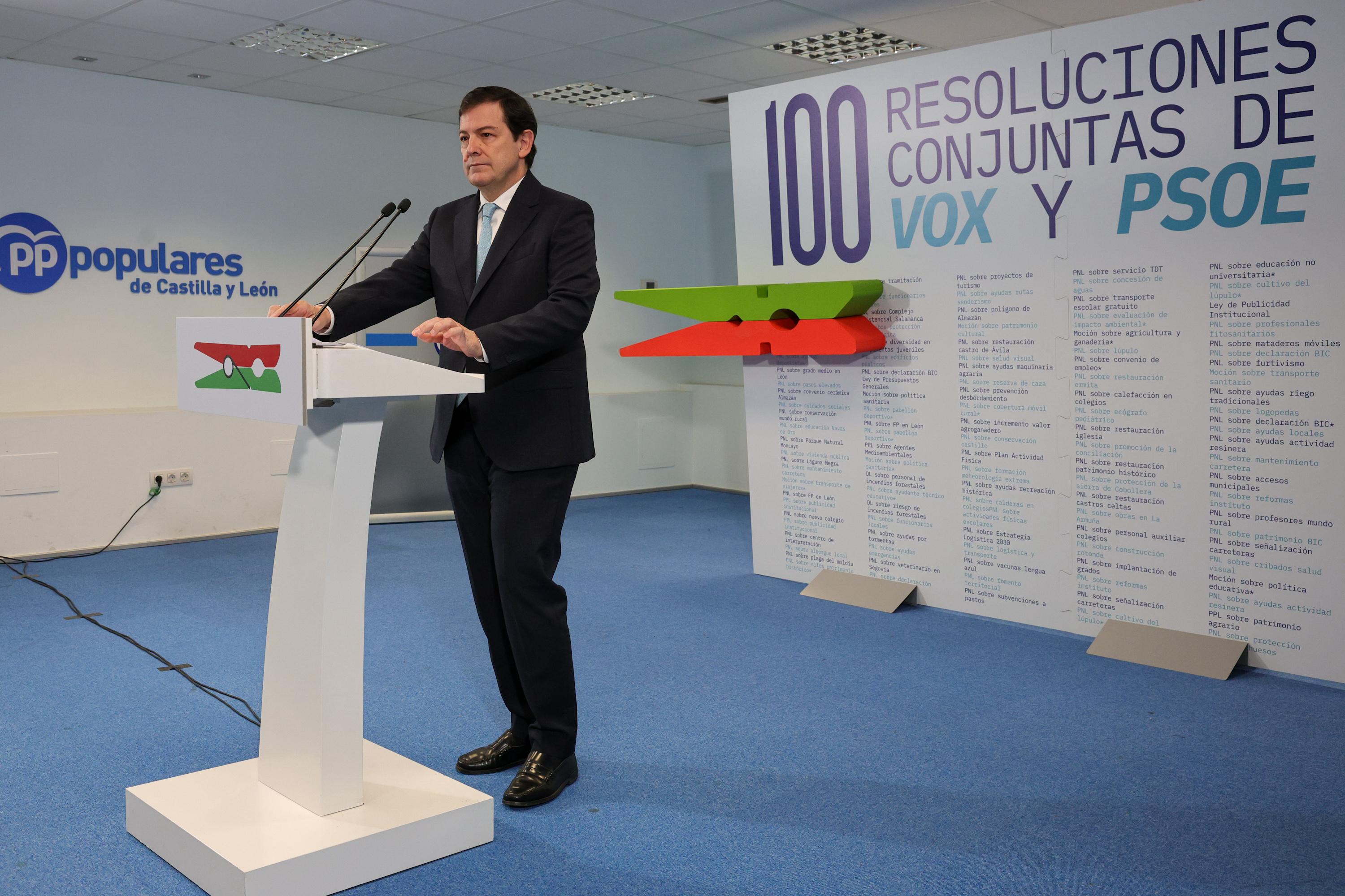 El presidente del PP de Castilla y León, candidato a la relección de la Presidencia de la Junta, Alfonso Fernández Mañueco | Fuente: PP Castilla y León