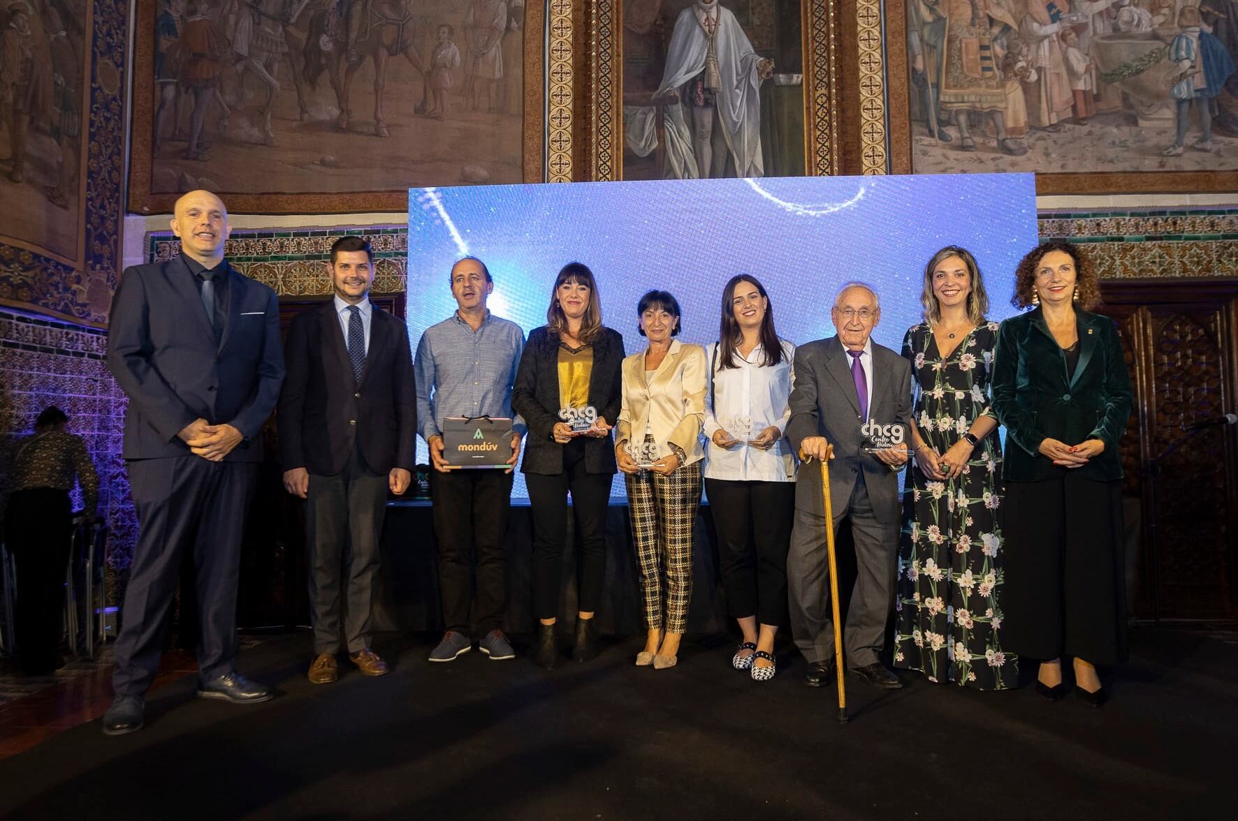 Responsables de los establecimientos premiados.