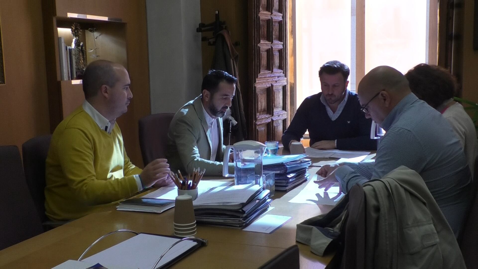 Reunión con los sindicatos