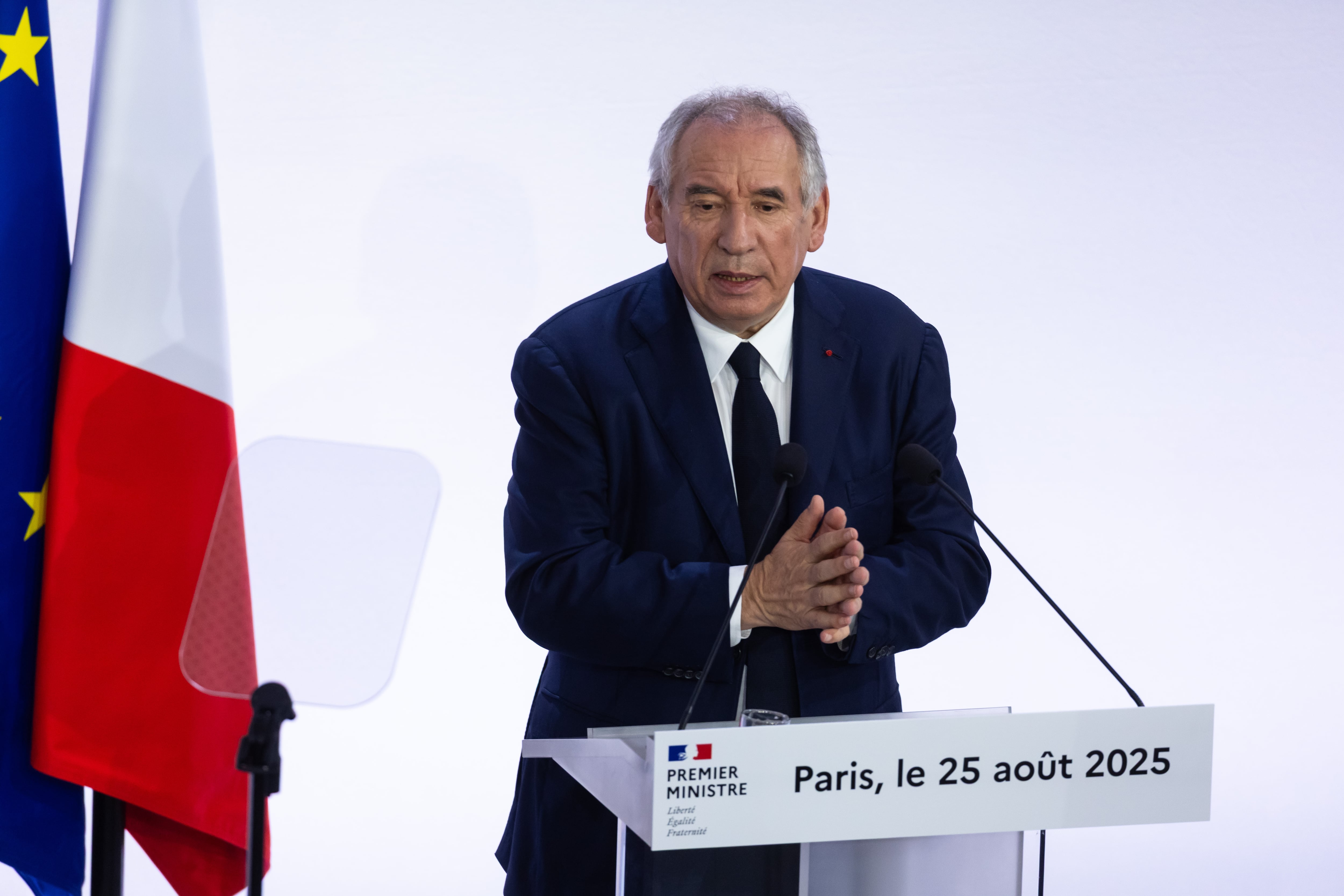 El primer ministro francés, François Bayrou