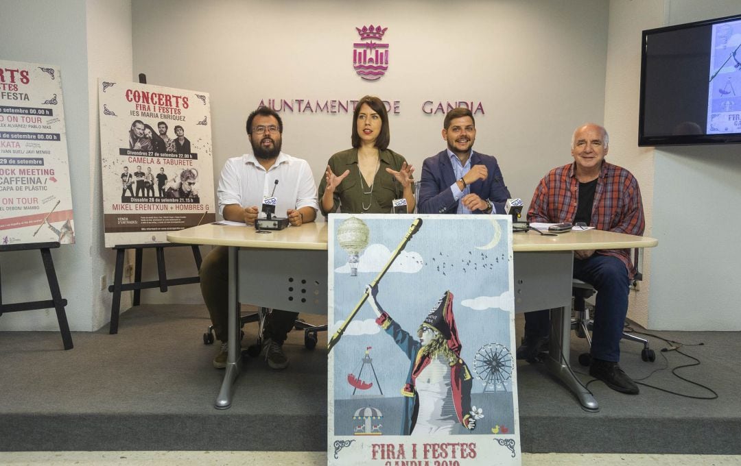 Presentación de la programación de la Fira i Festes de Gandia. 