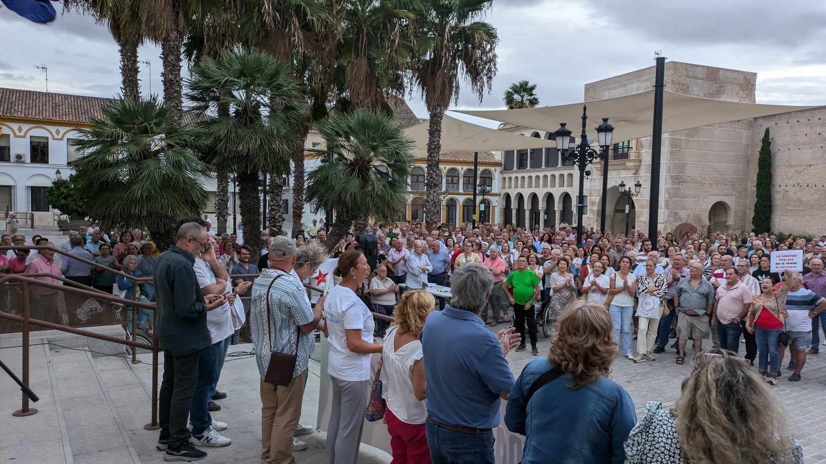 Última concentración por la sanidad pública en Palma del Río.