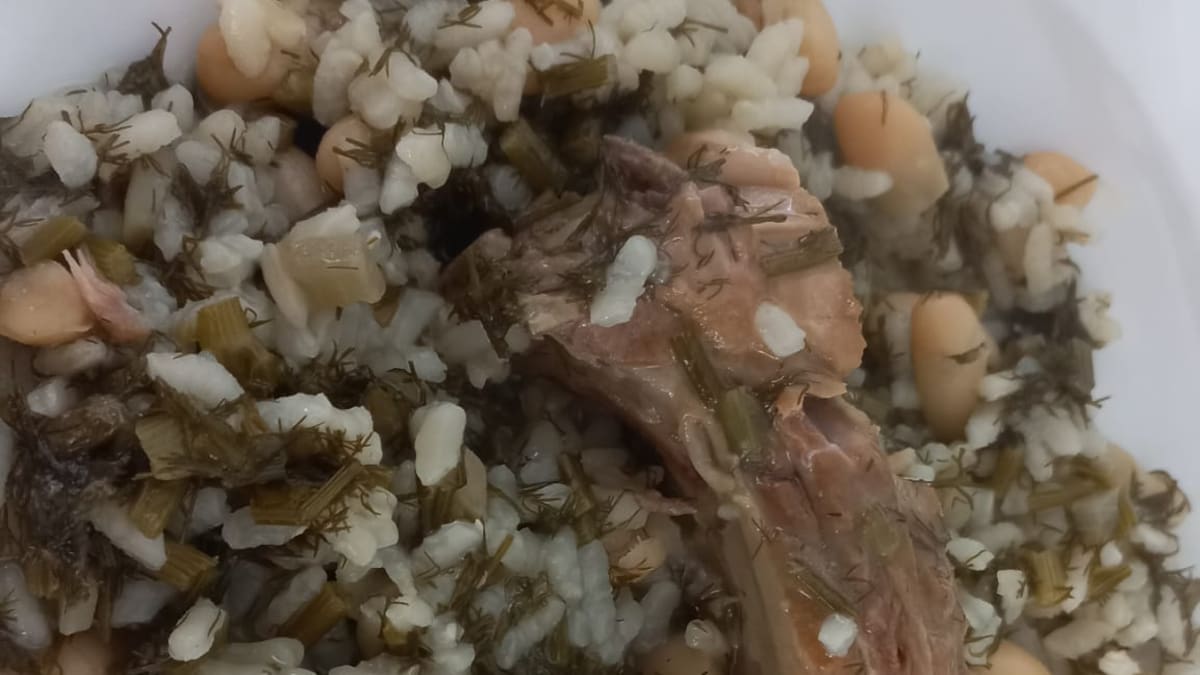 Arroz con hinojos y tortillas de camarones en el Día del Libro