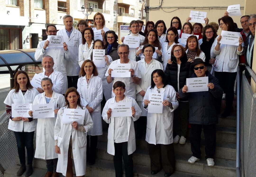 Los profesionales del centro de salud Avila-Estación piden una Atención Primaria de calidad