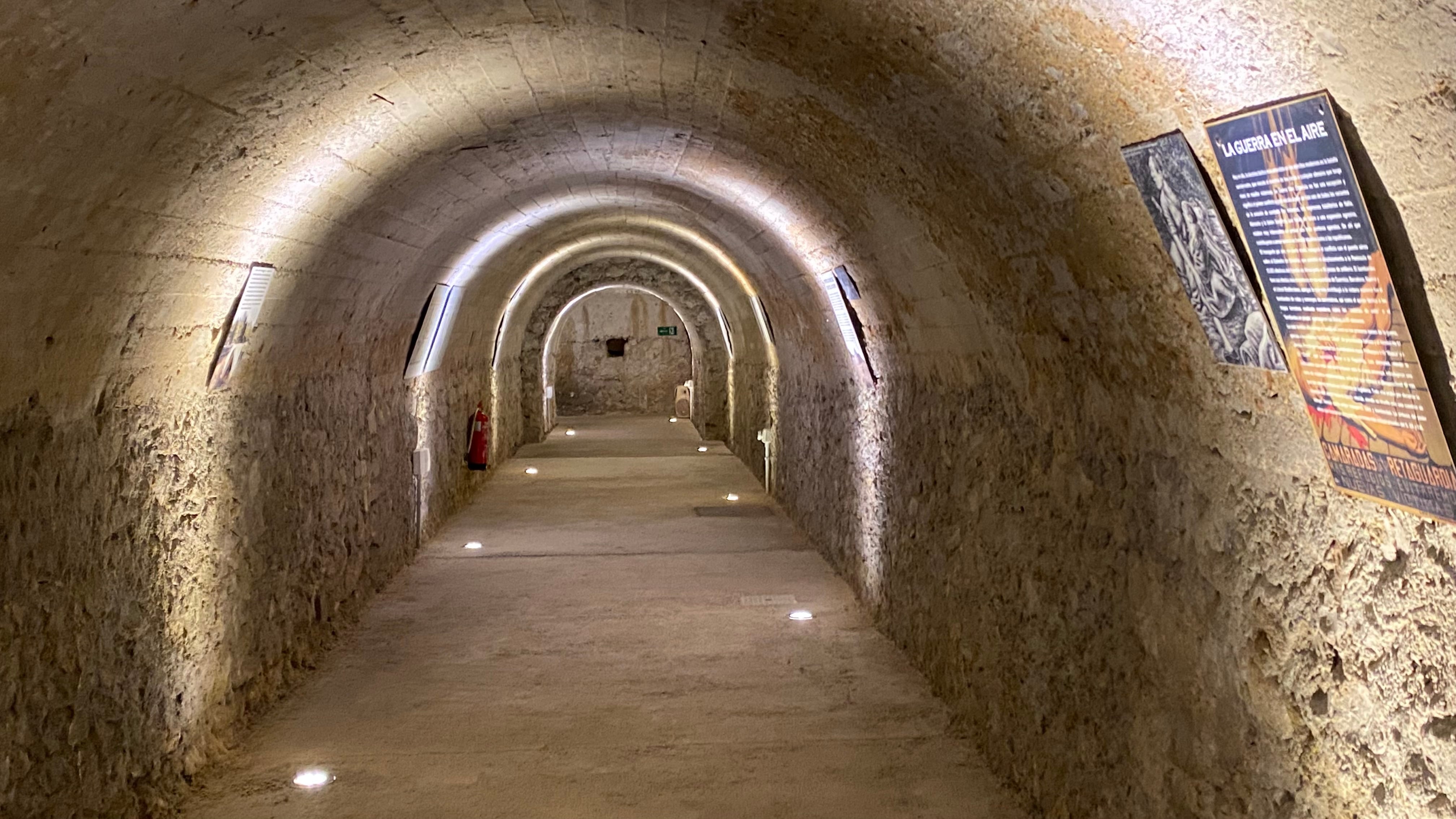 Túnel-refugio de la C/ Calderón de la Barca de Cuenca.