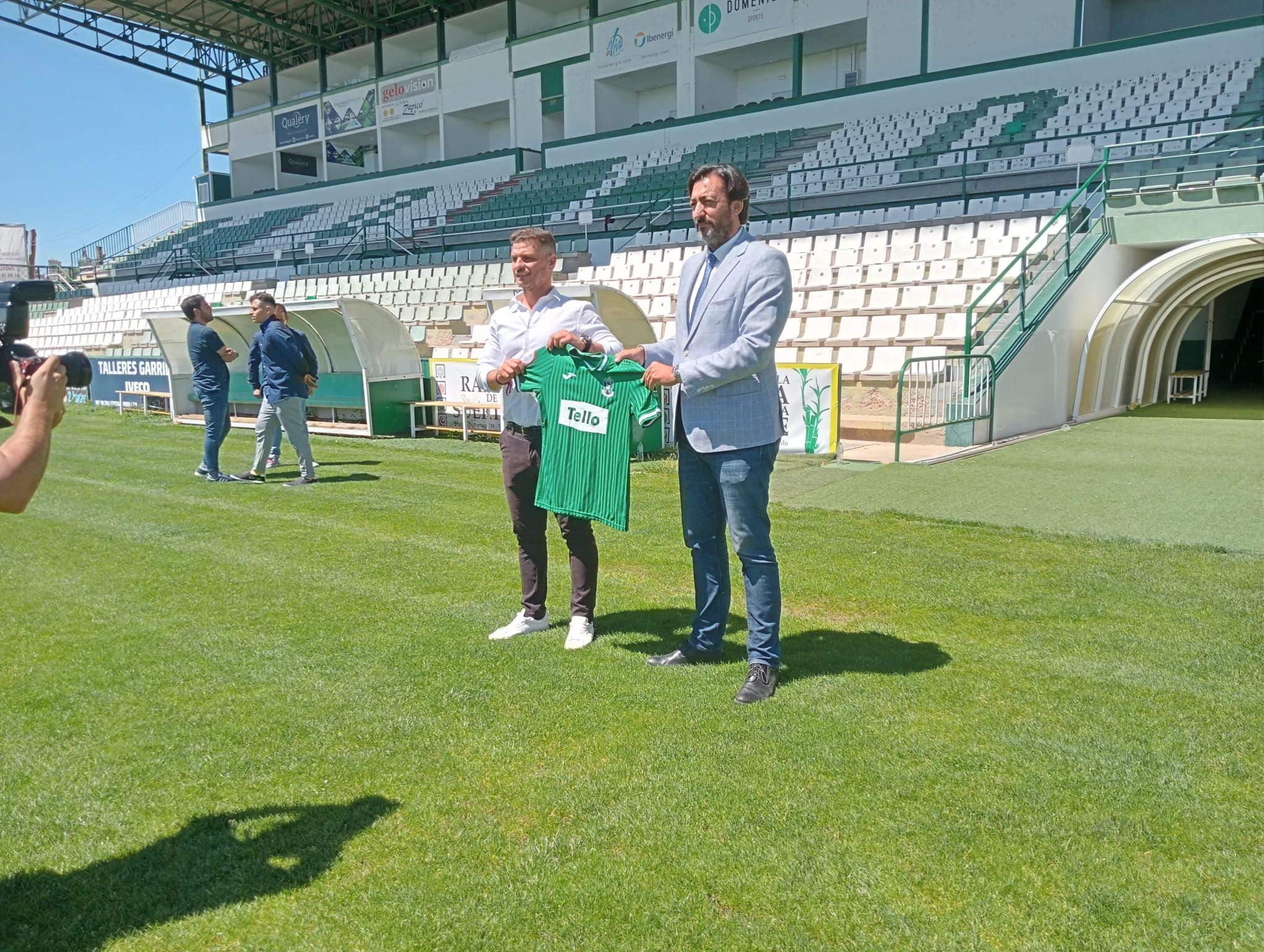 Sánchez Garrido, con Aitor Gómez este verano