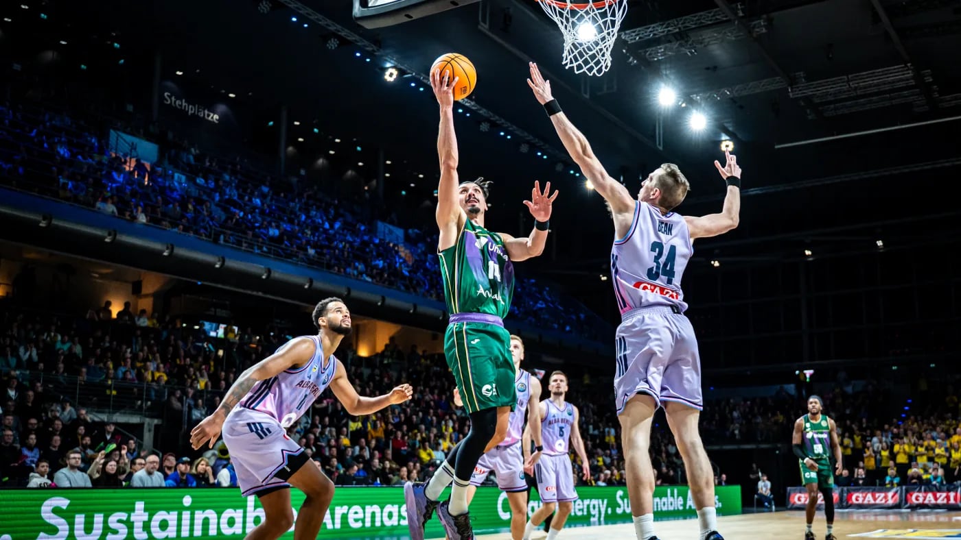 El Unicaja venció al Alba en Berlín y se clasificó para la final a cuatro de la BCL