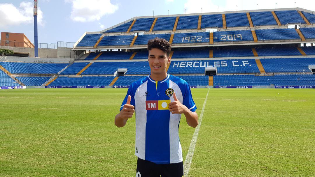 Teo Quintero, en el Rico Pérez