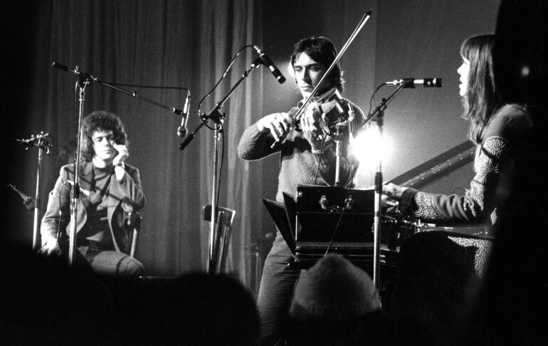 Lou Reed, John Cale y Nico durante su actuación en Bataclan en 1972