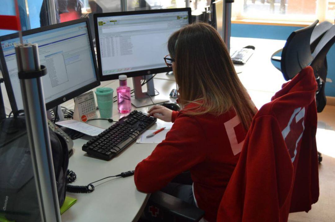 Central de atención de Cruz Roja