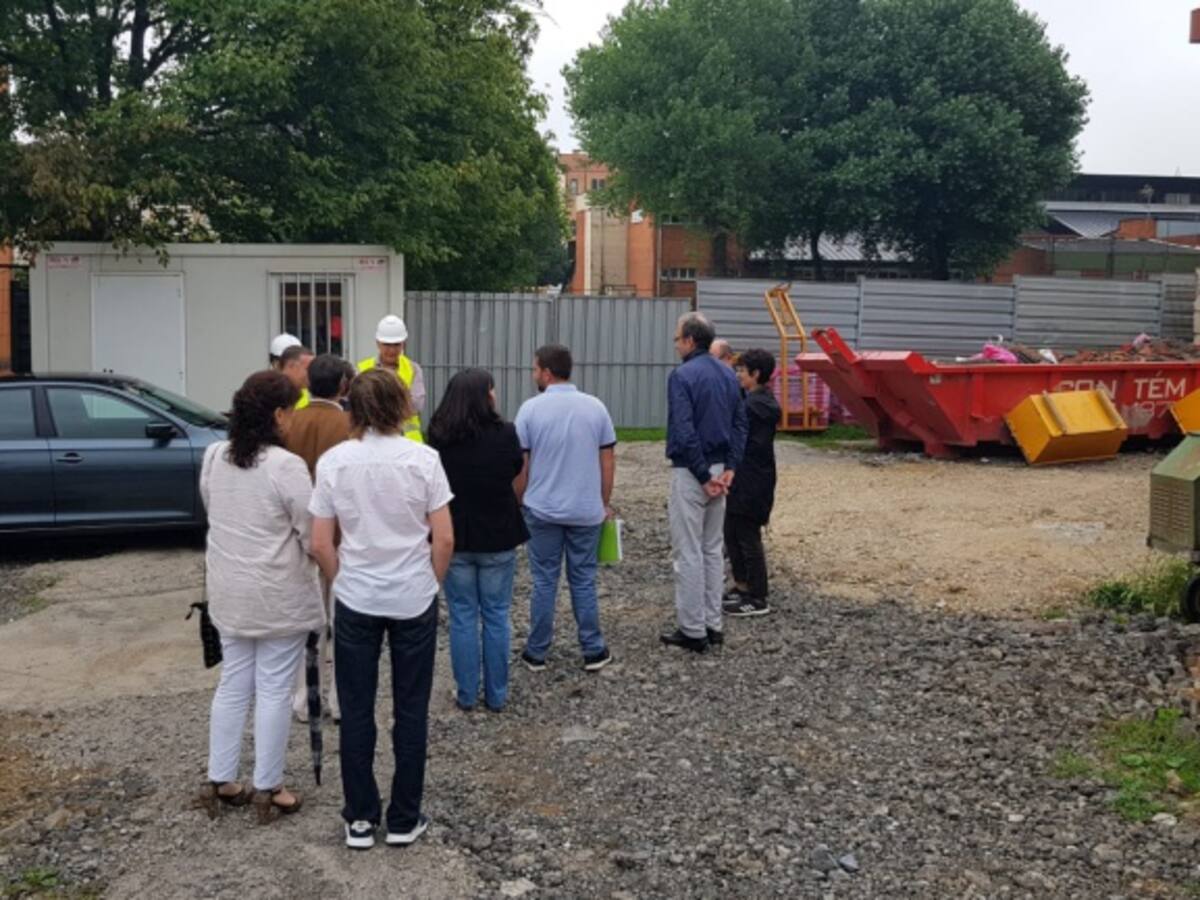 Las obras del Instituto de Roces avanzan a buen ritmo