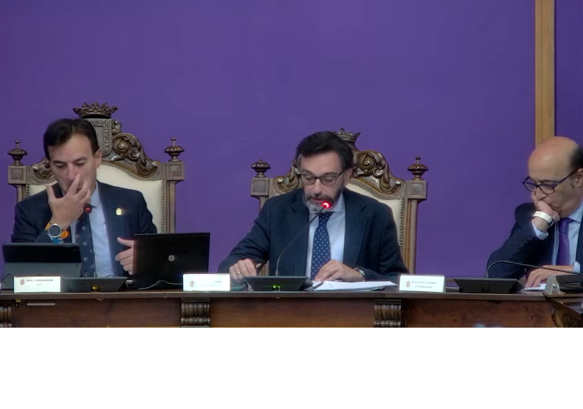Pleno municipal en el Ayuntamiento de Jaén
