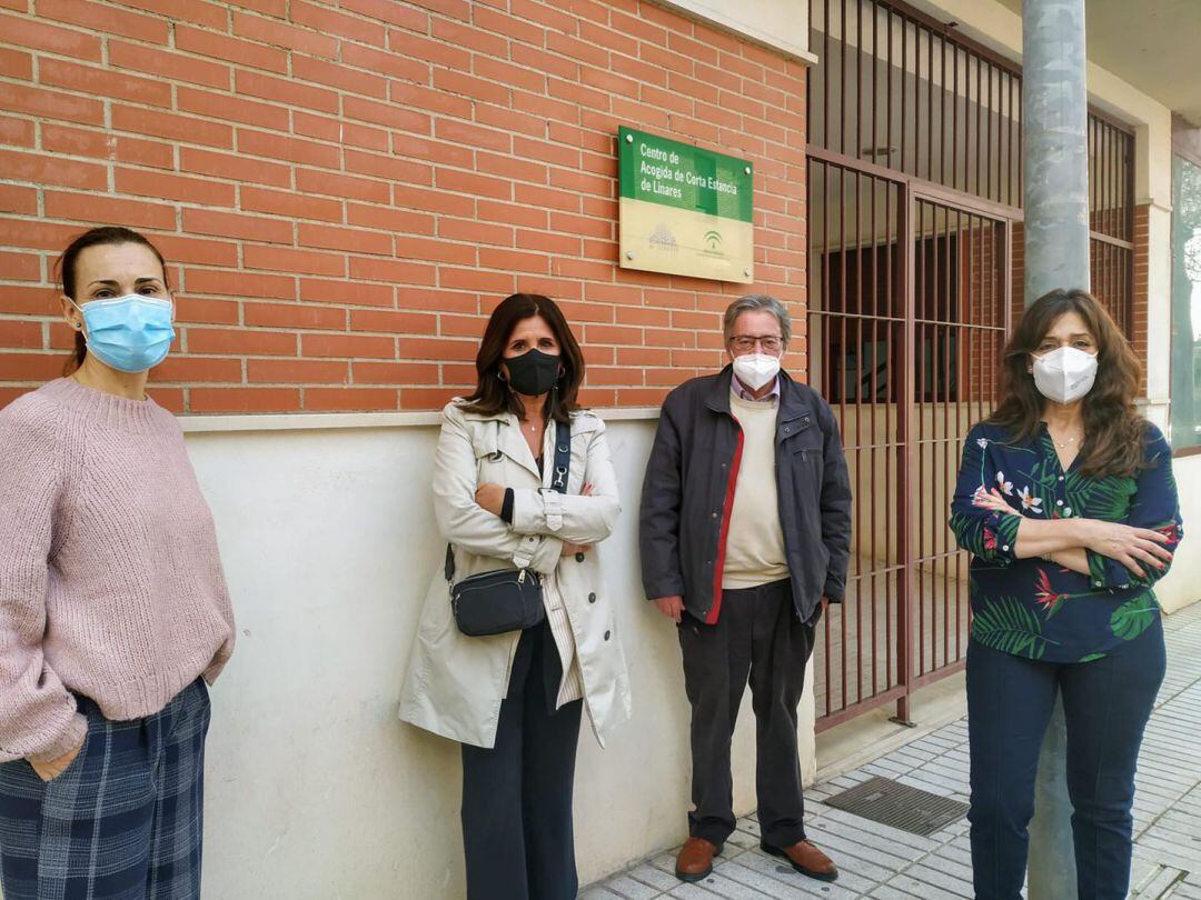 Visita al Centro de Acogida de Corta Estancia de Linares.