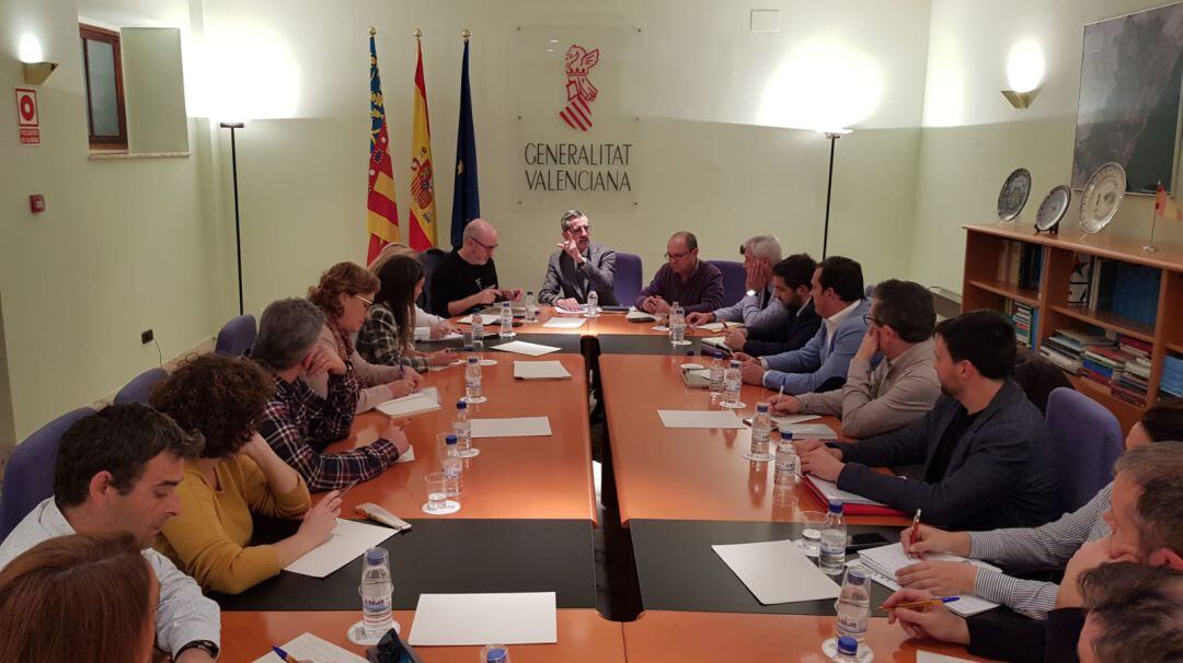 Reunión sede Generalitat en Castelló.