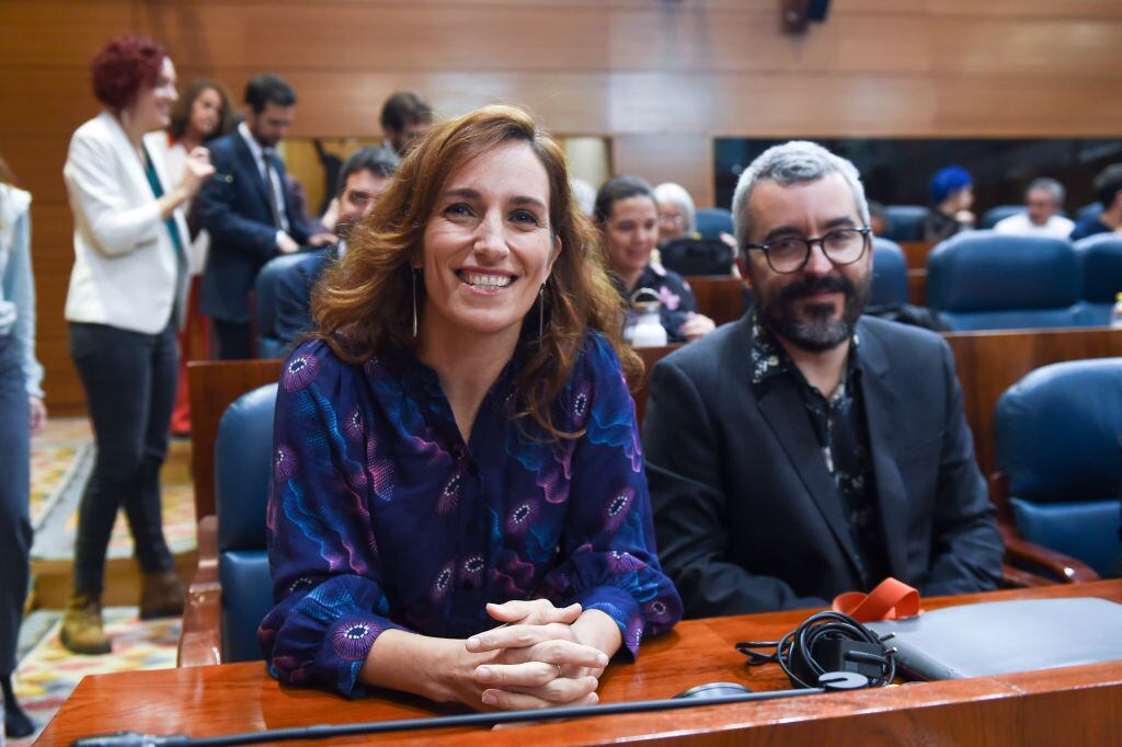 Mónica Garcia, en la Asamblea de Madrid.