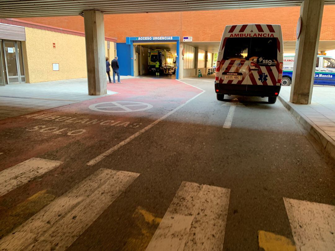 Acceso urgencias Hospital Guadalajara