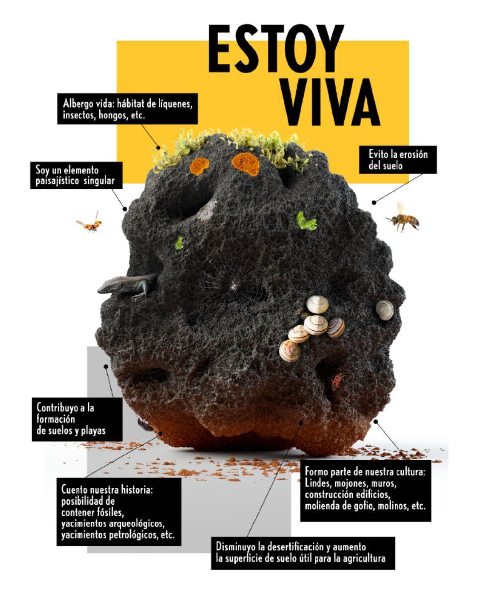 Timanfaya alerta sobre el expolio geológico.