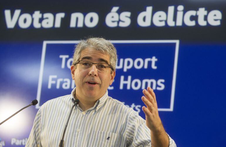 El portavoz del PDeCat en el Congreso, Francesc Homs