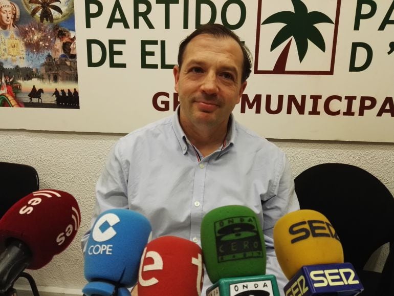 Jesús Pareja, portavoz del Partido de Elche