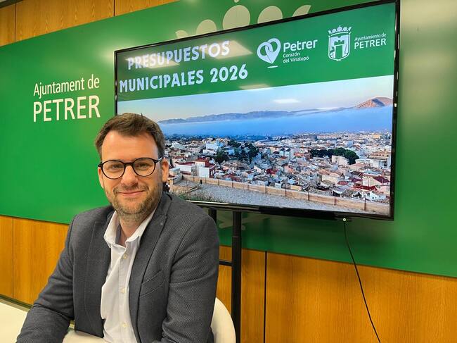 Fernando Portillo, portavoz del equipo de Gobierno de Petrer