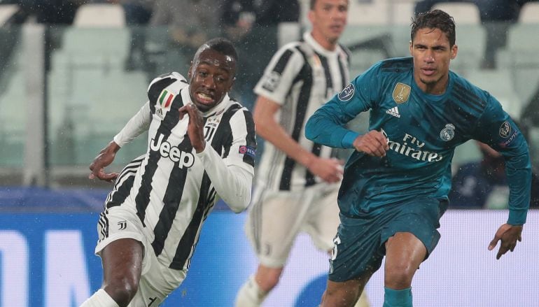 Raphael Varane, en el partido de la Champions ante la Juventus.