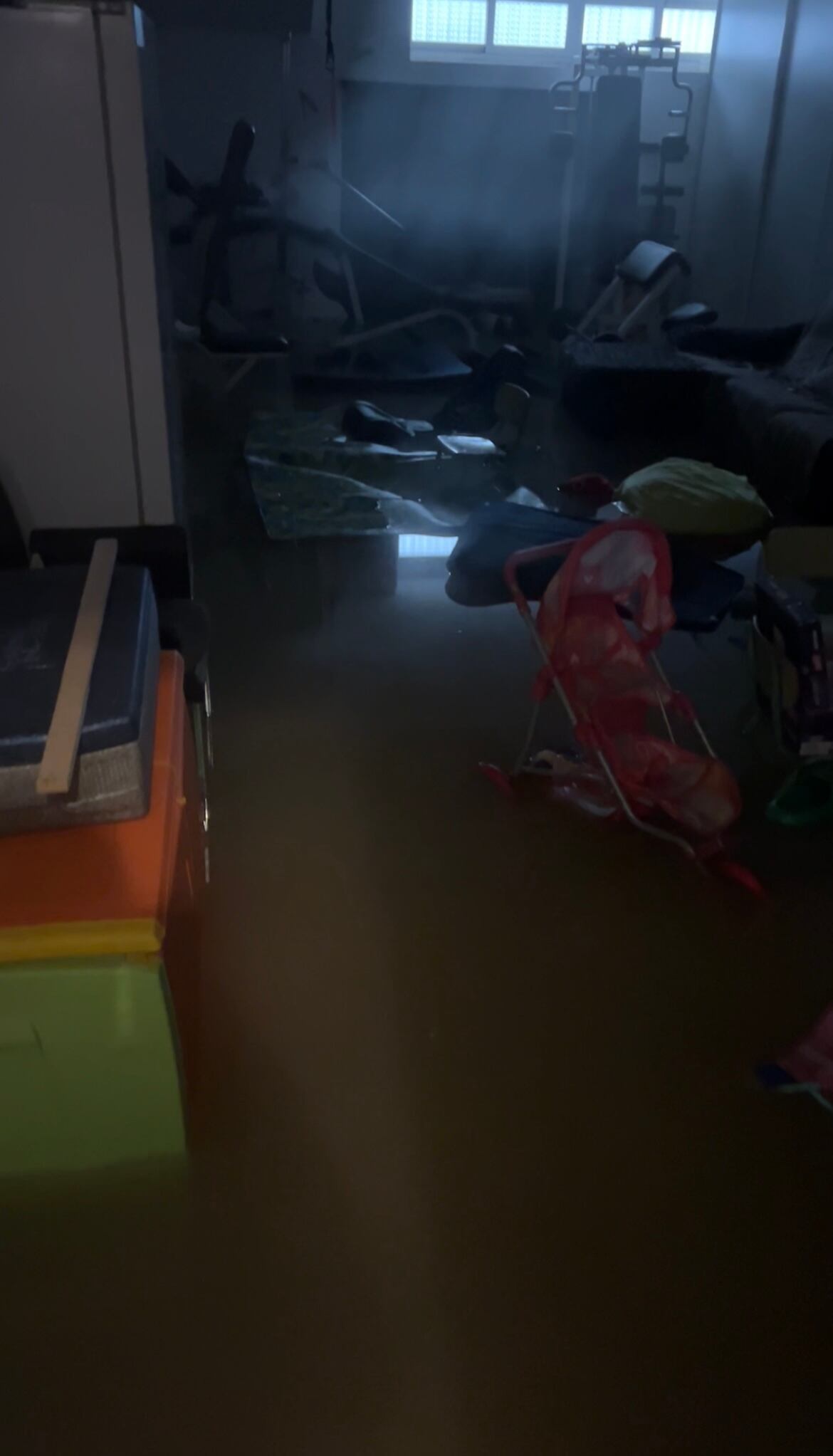 Inundaciones en casas de La Pobla Llarga. Fuente: Radio Xàtiva Cadena SER