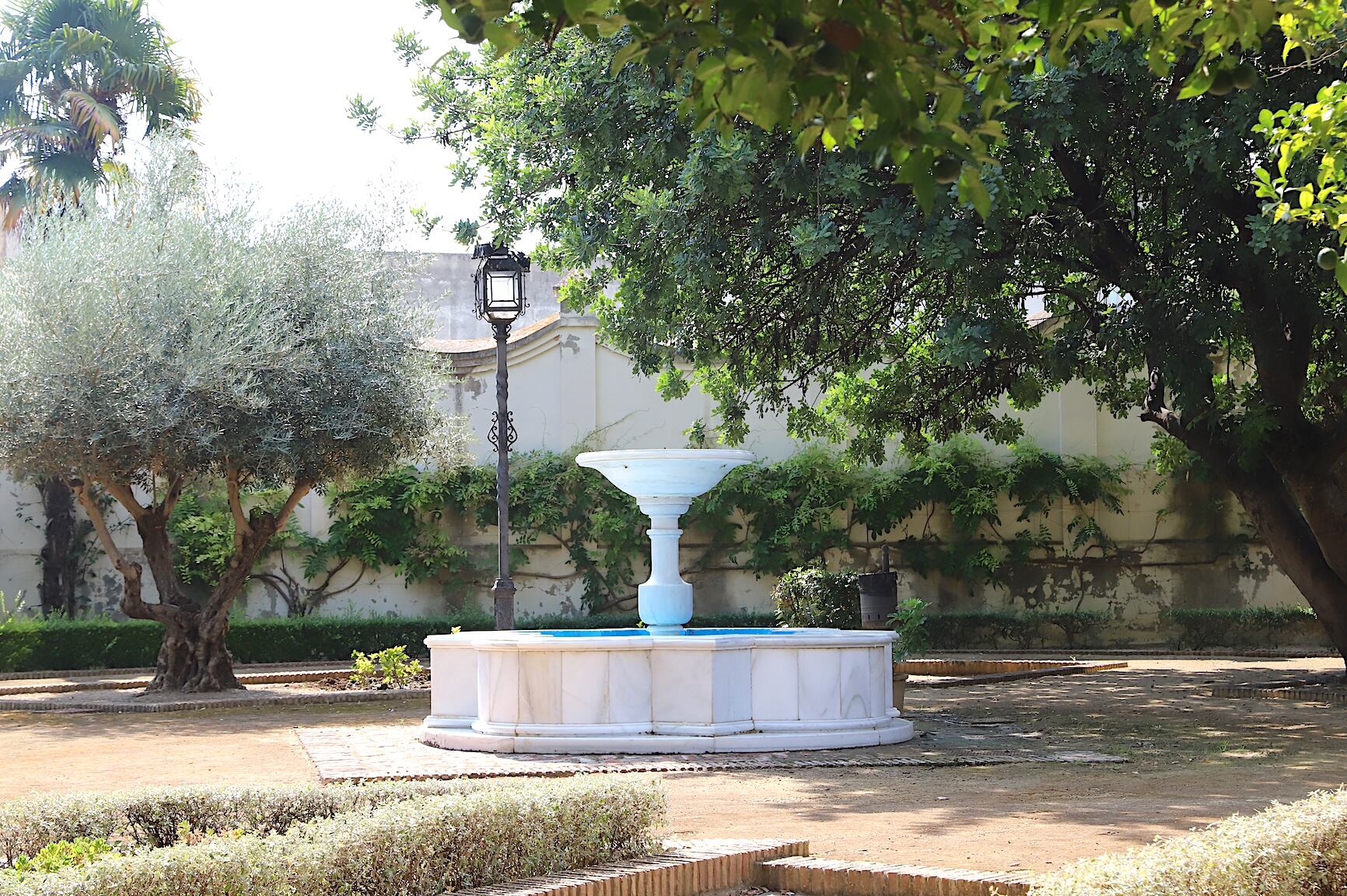 Fuente del jardín del Alcázar de Jerez