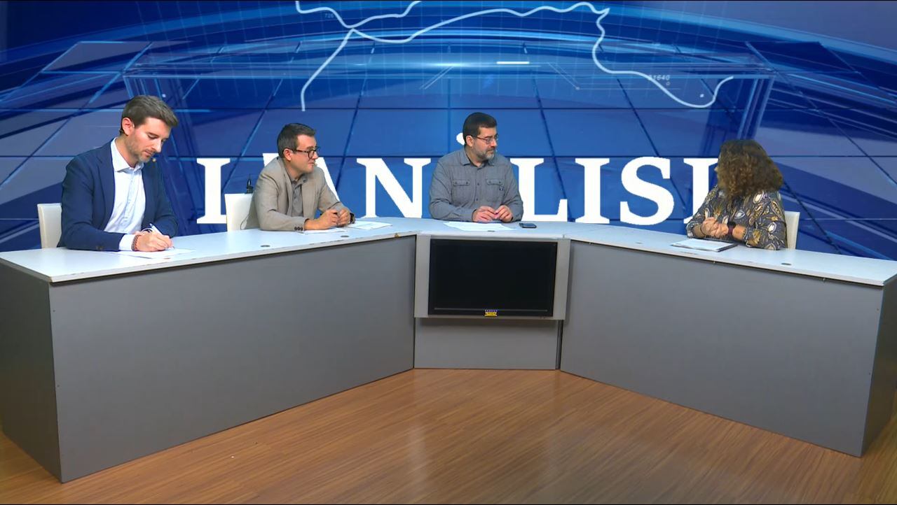 Un momento del debate de L&#039;Anàlisi de Telesafor.