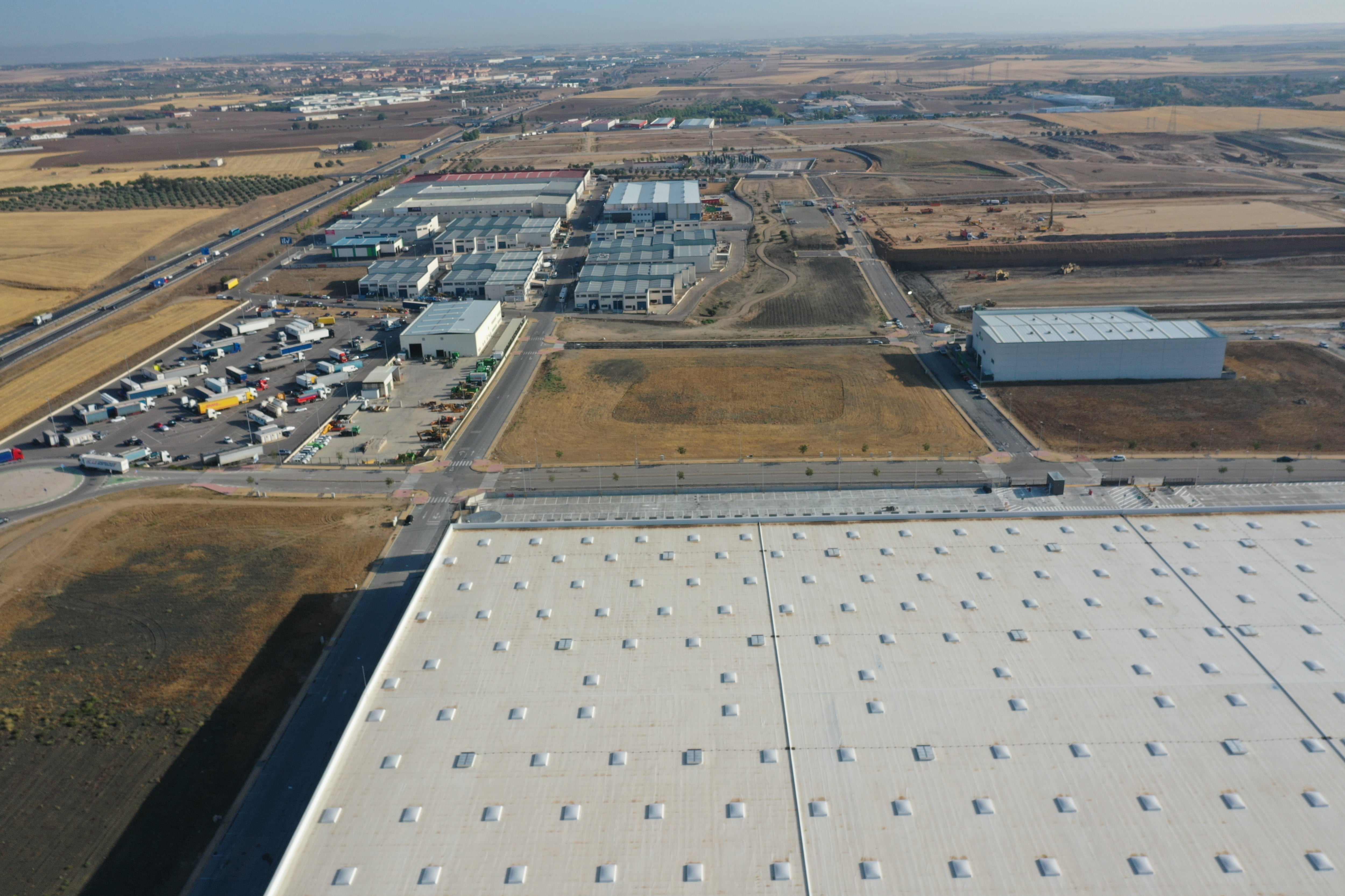 Imagen aérea de archivo de un Polígono Industrial en Illescas (Toledo)